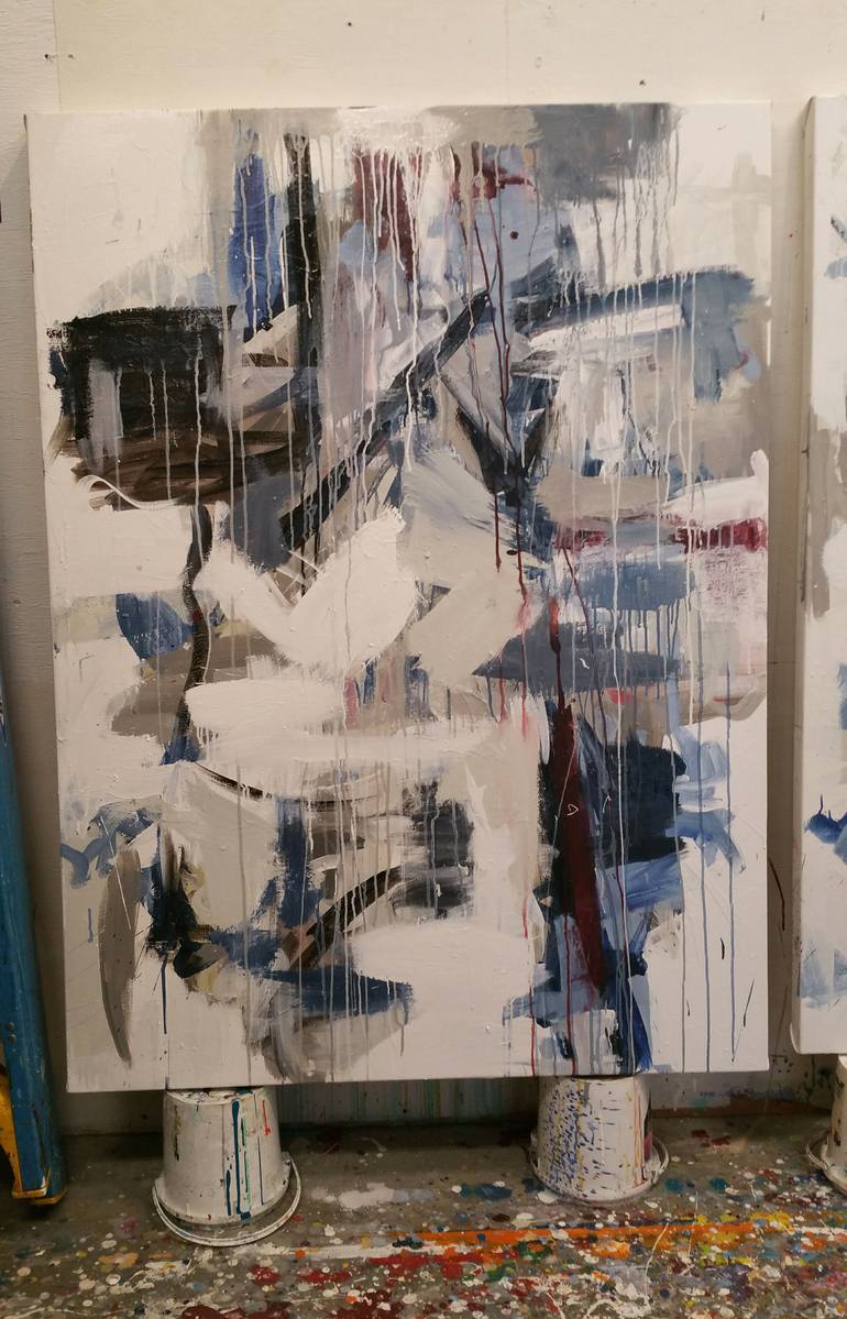 Original Abstract Painting by Seb Sweatman