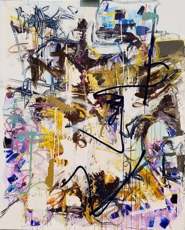 Original Abstract Expressionism Abstract Paintings by Seb Sweatman