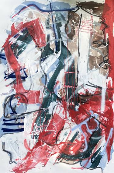 Original Abstract Expressionism Abstract Paintings by Seb Sweatman