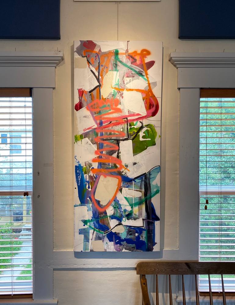 Original Abstract Expressionism Abstract Painting by Seb Sweatman