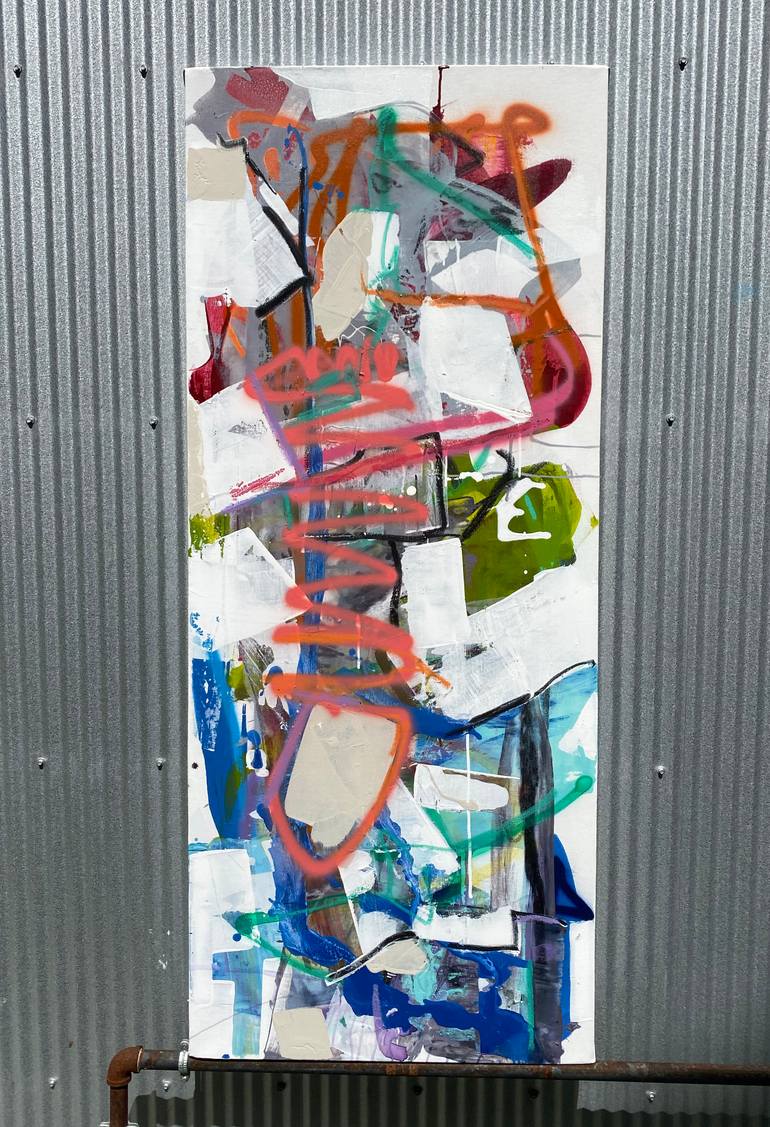 Original Abstract Expressionism Abstract Painting by Seb Sweatman