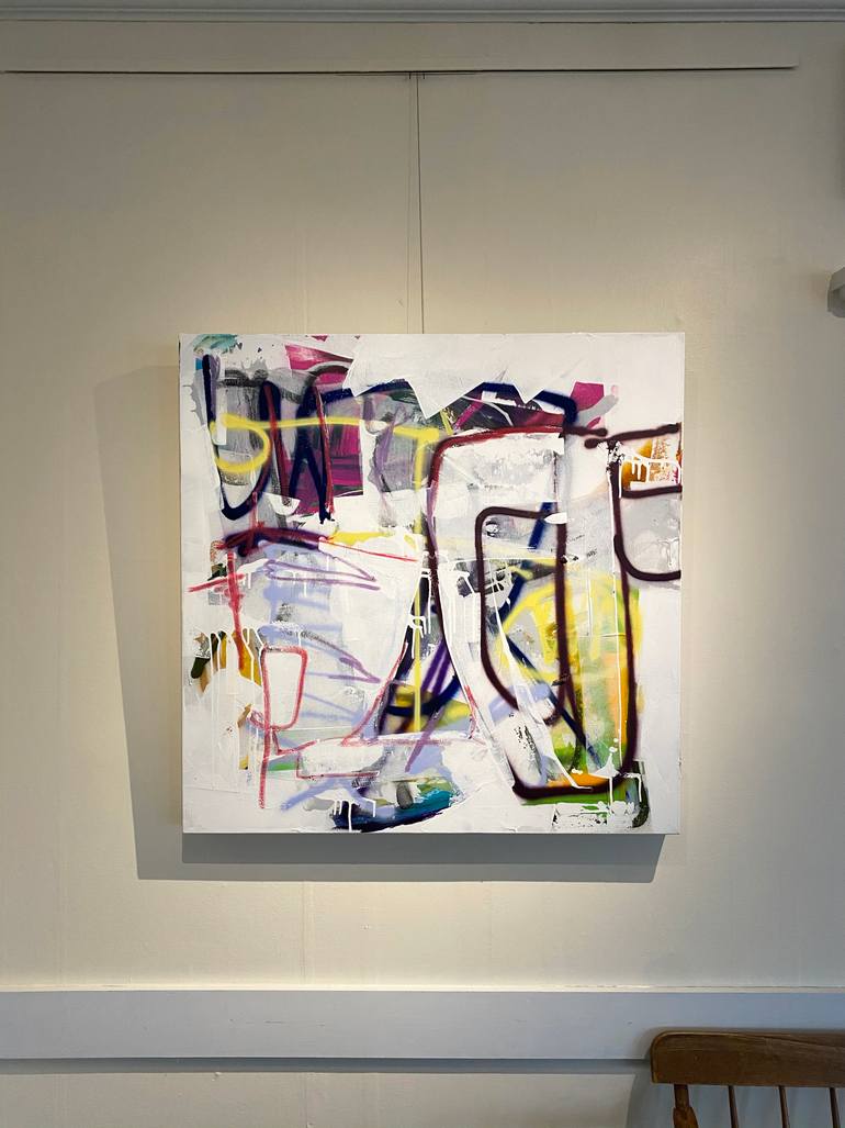 Original Abstract Expressionism Abstract Painting by Seb Sweatman