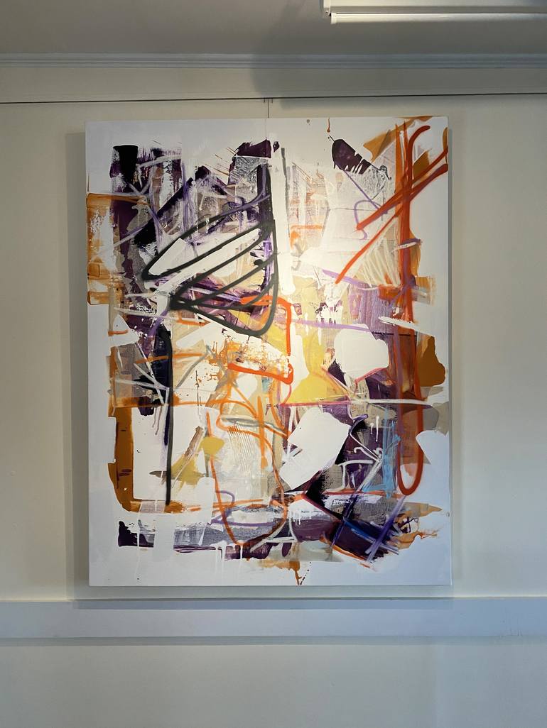 Original Abstract Painting by Seb Sweatman