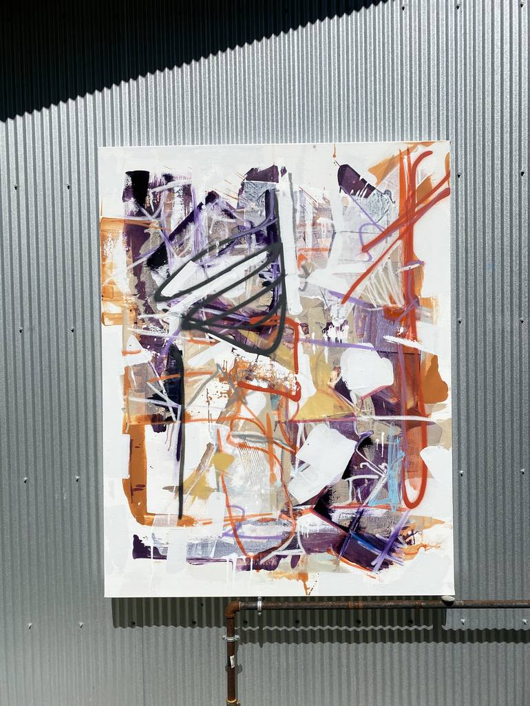 Original Abstract Painting by Seb Sweatman