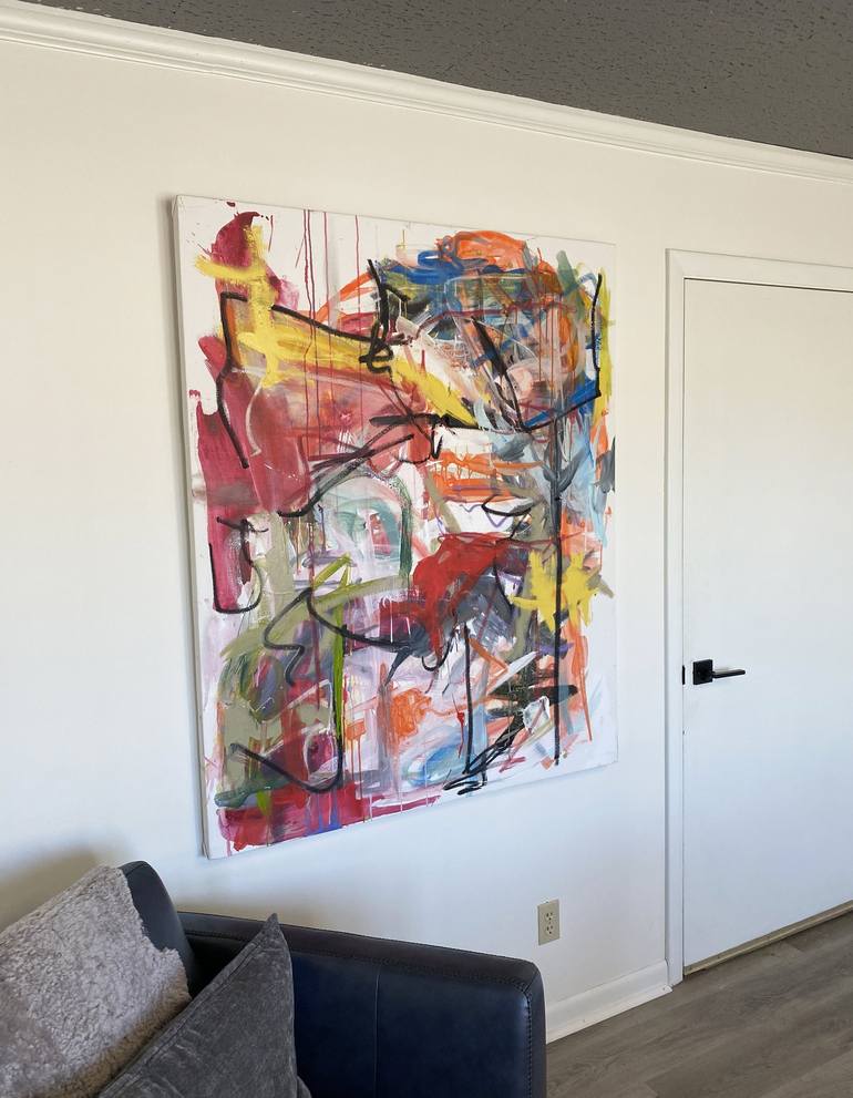 Original Abstract Painting by Seb Sweatman