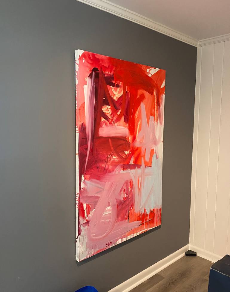 Original Abstract Expressionism Abstract Painting by Seb Sweatman