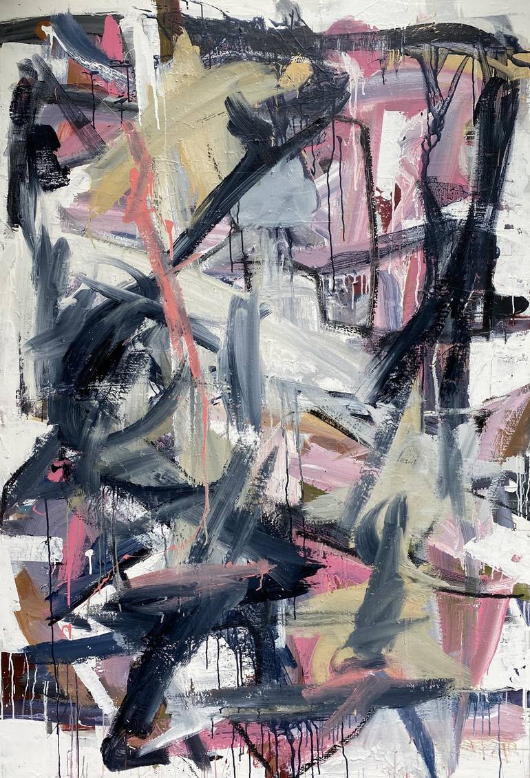 Composition in Pink and Black