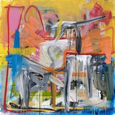 Original Abstract Expressionism Abstract Paintings by Seb Sweatman