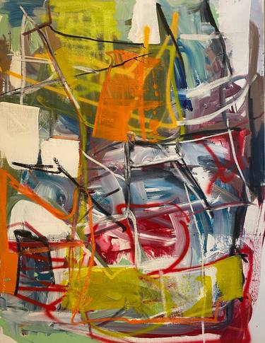 Original Abstract Expressionism Abstract Paintings by Seb Sweatman