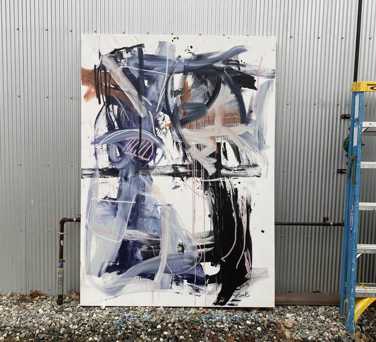 Original Abstract Painting by Seb Sweatman