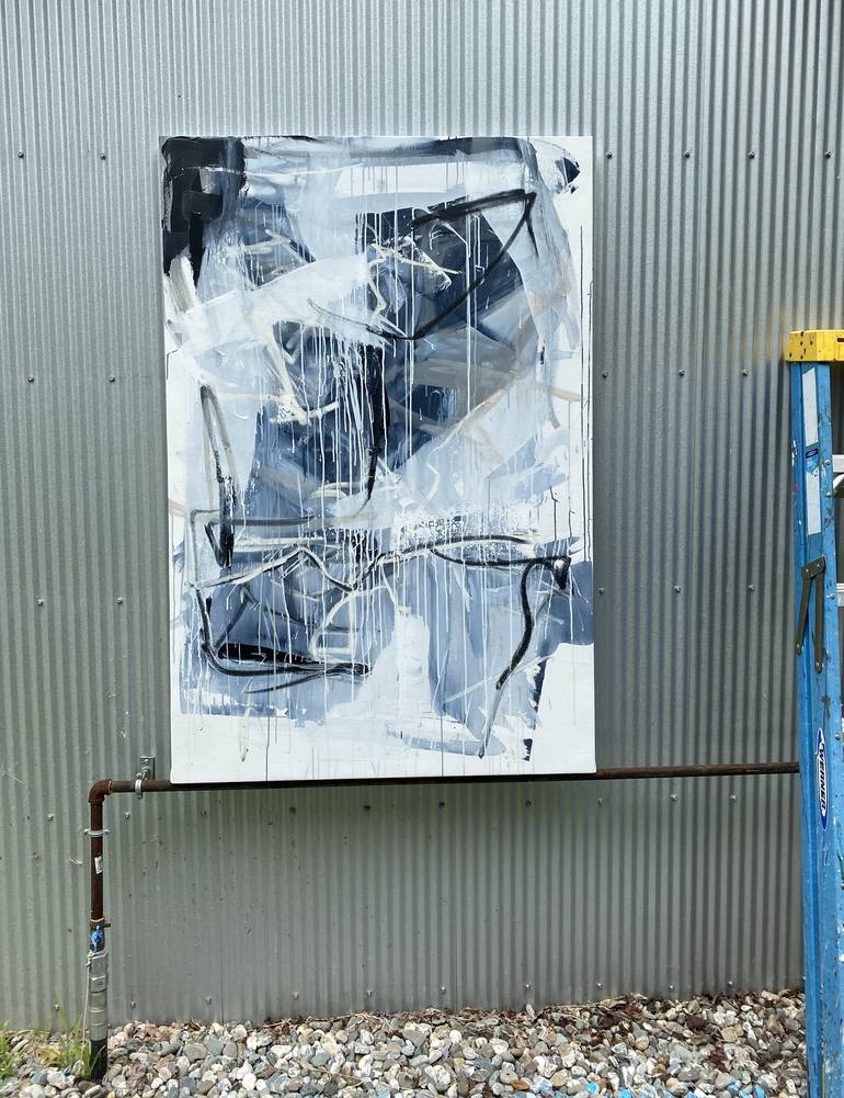 Original Abstract Expressionism Abstract Painting by Seb Sweatman