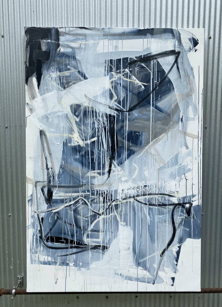 Original Abstract Expressionism Abstract Painting by Seb Sweatman