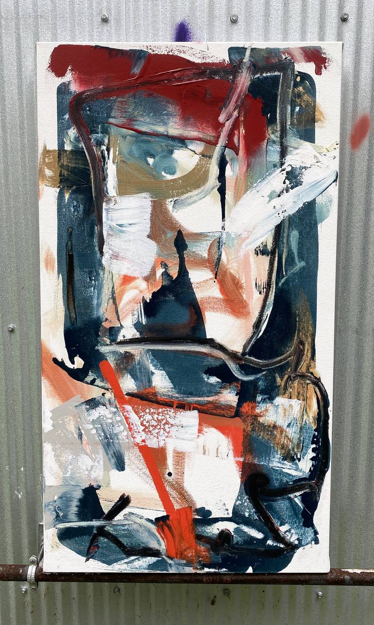 Original Abstract Expressionism Abstract Painting by Seb Sweatman