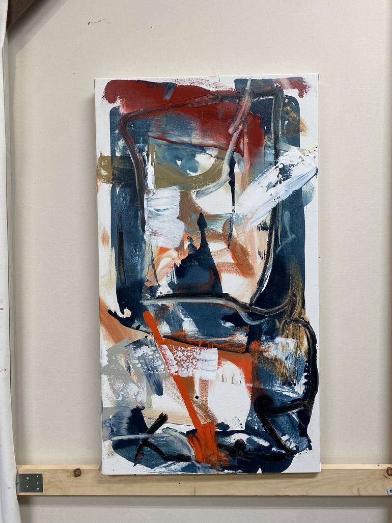 Original Abstract Expressionism Abstract Painting by Seb Sweatman