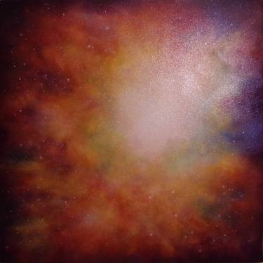 Original Abstract Outer Space Paintings by Veronica Gudmundson