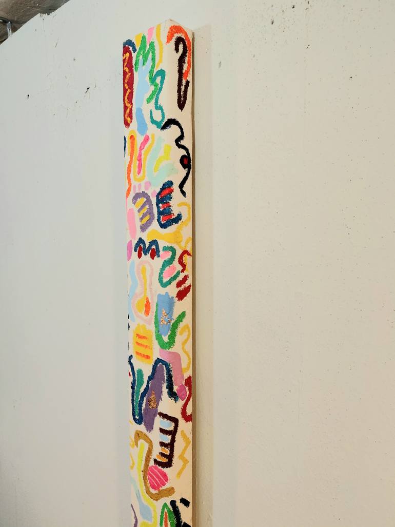 Original Contemporary Abstract Painting by Mitch Lewis