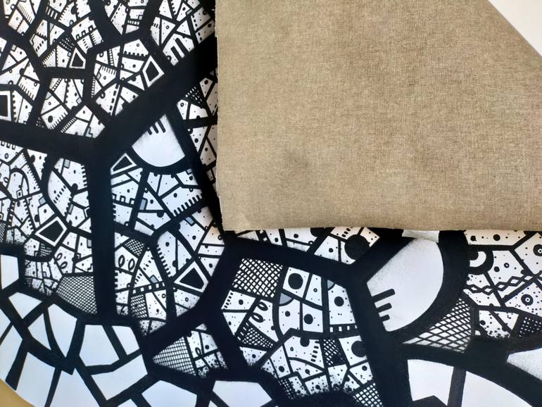 Original Abstract Expressionism Abstract Painting by Riccardo Capparella Aka Ticco