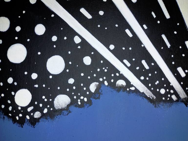 Original Abstract Expressionism Abstract Painting by Riccardo Capparella Aka Ticco