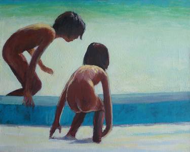Print of Modern Beach Paintings by Julita Malinowska