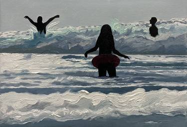 Print of Figurative Seascape Paintings by Julita Malinowska