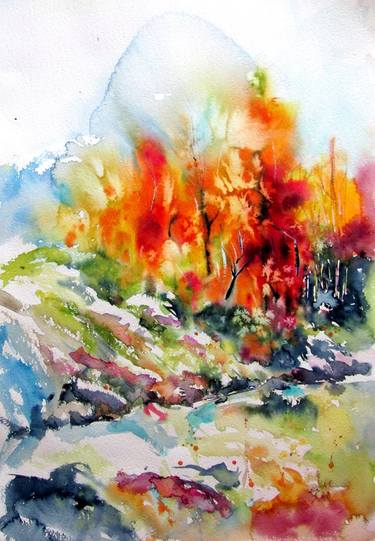 Original Landscape Paintings by Kovacs Anna Brigitta