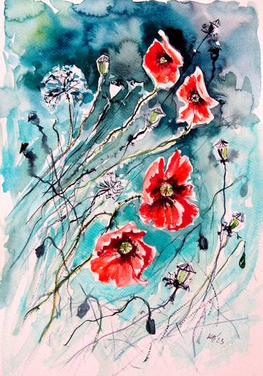 Loose Floral Watercolor Painting  Floral watercolor paintings, Watercolor  flowers paintings, Floral watercolor