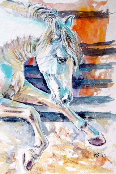 Print of Impressionism Animal Paintings by Kovacs Anna Brigitta