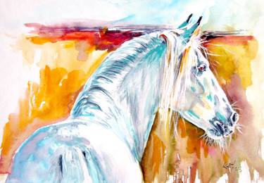 Original Impressionism Animal Paintings by Kovacs Anna Brigitta