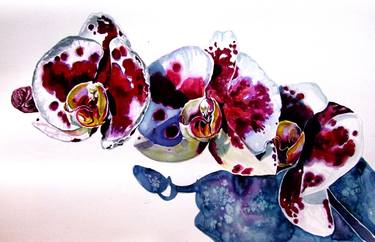 Print of Impressionism Floral Paintings by Kovacs Anna Brigitta