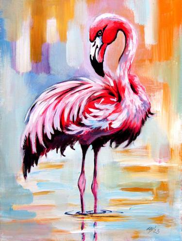 Original Impressionism Animal Paintings by Kovacs Anna Brigitta