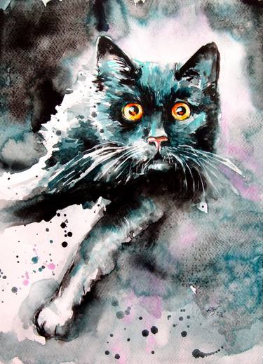 Original Animal Paintings by Kovacs Anna Brigitta