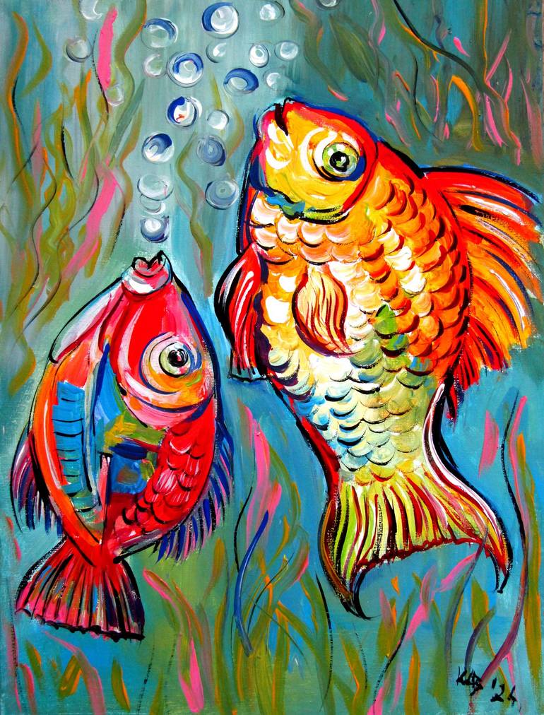 Print of Impressionism Animal Paintings by Kovacs Anna Brigitta