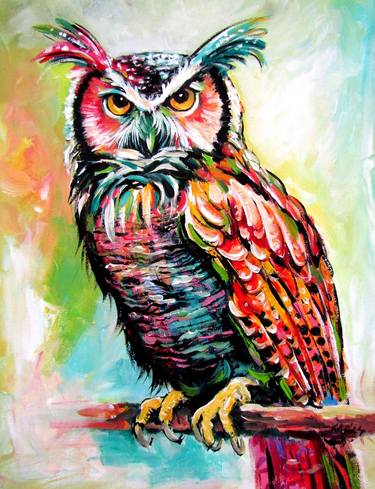 Original Animal Paintings by Kovacs Anna Brigitta