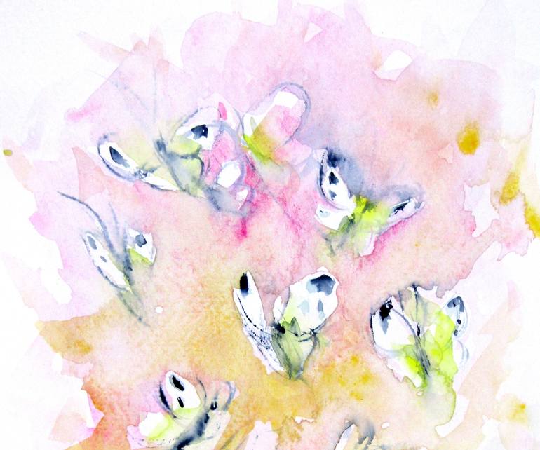 Original Impressionism Animal Painting by Kovacs Anna Brigitta