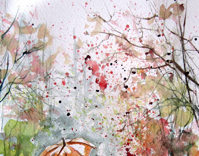 Original Impressionism Landscape Painting by Kovacs Anna Brigitta