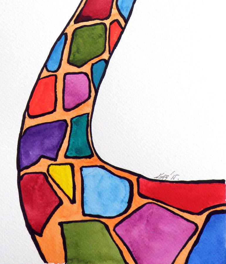 Original Impressionism Animal Painting by Kovacs Anna Brigitta