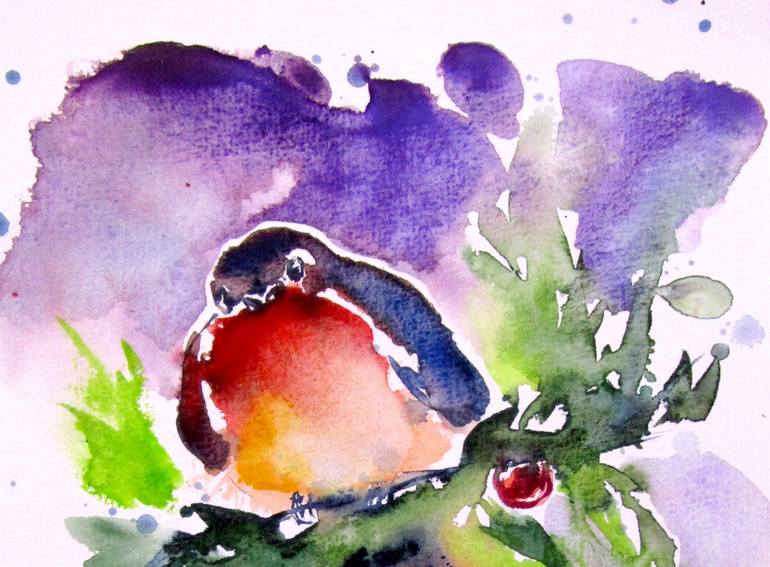 Original Impressionism Animal Painting by Kovacs Anna Brigitta