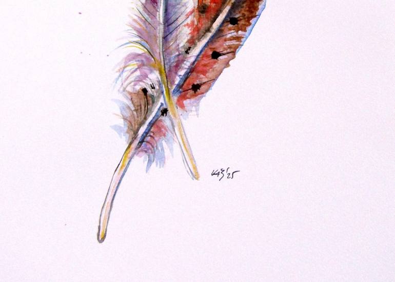 Original Impressionism Animal Painting by Kovacs Anna Brigitta