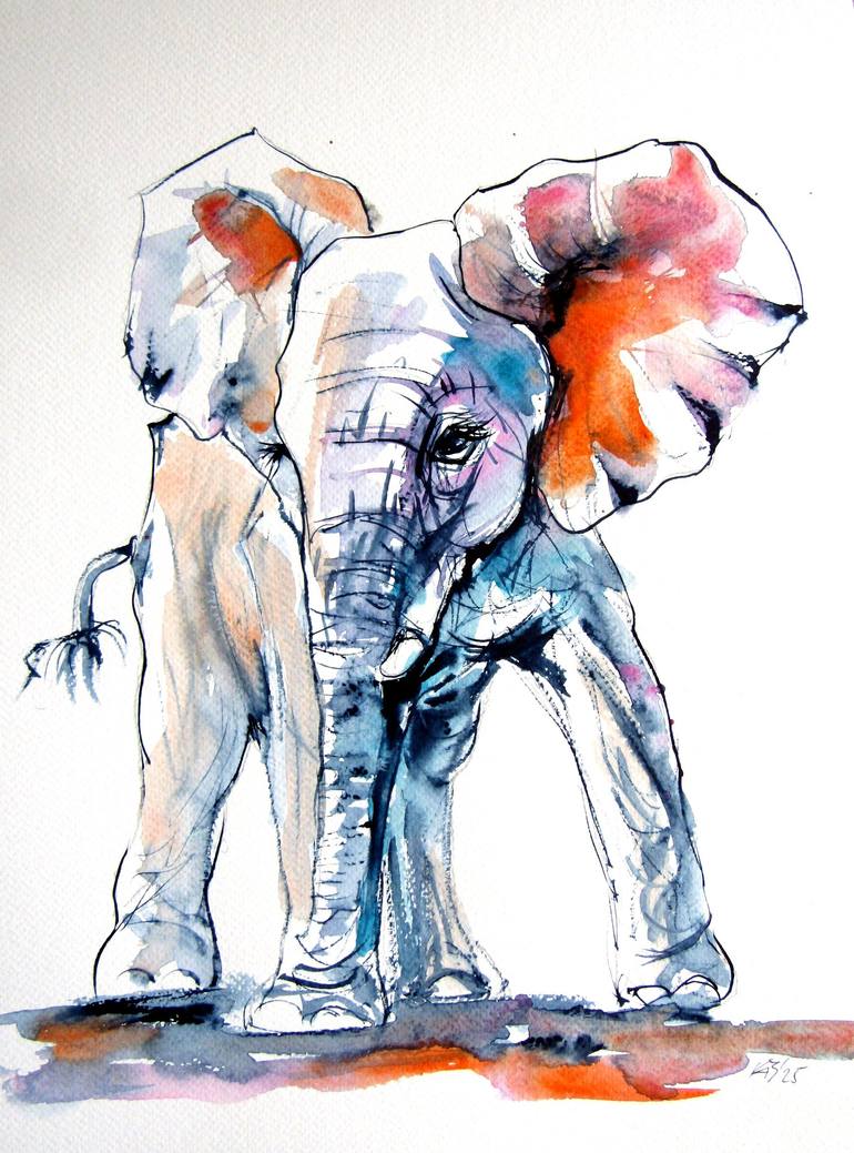 Print of Impressionism Animal Paintings by Kovacs Anna Brigitta