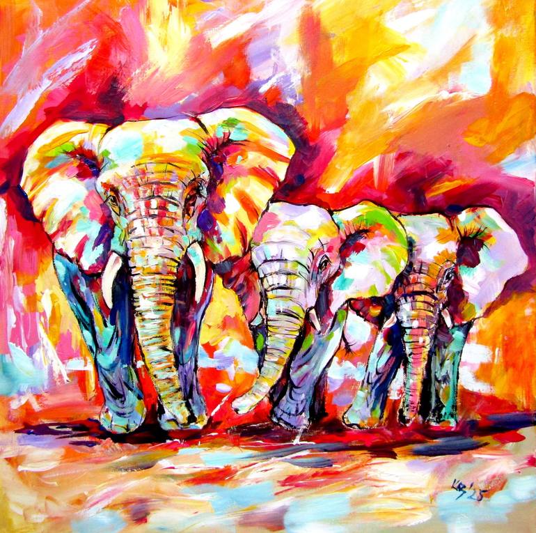 Print of Impressionism Animal Paintings by Kovacs Anna Brigitta