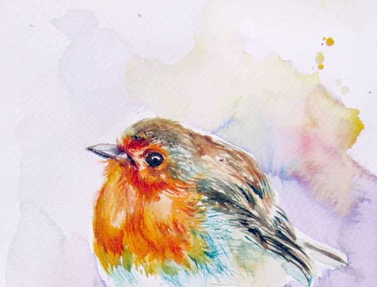 Original Impressionism Animal Painting by Kovacs Anna Brigitta