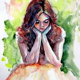 Thoughtful girl by Kovacs Anna Brigitta