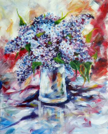 Print of Impressionism Still Life Paintings by Kovacs Anna Brigitta