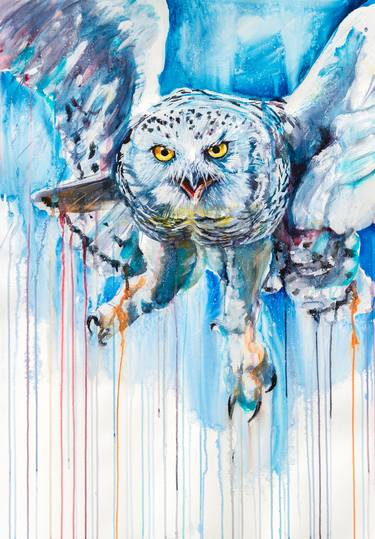 Original Impressionism Animal Paintings by Kovacs Anna Brigitta