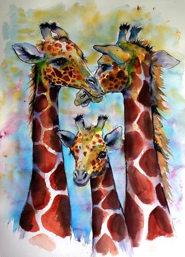 Original Animal Paintings by Kovacs Anna Brigitta