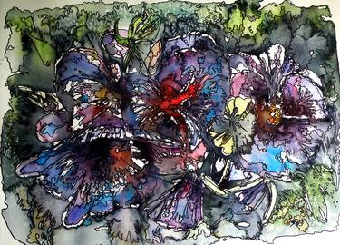 Original Floral Paintings by Kovacs Anna Brigitta
