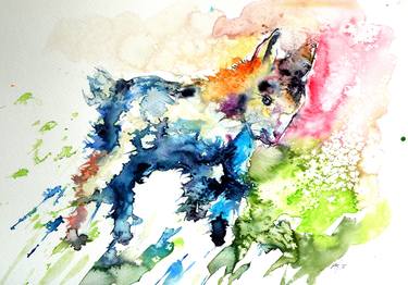 Original Animal Paintings by Kovacs Anna Brigitta