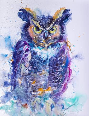 Original Impressionism Animal Paintings by Kovacs Anna Brigitta