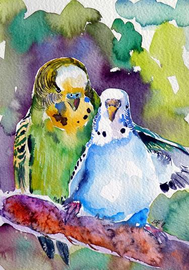 Original Impressionism Animal Paintings by Kovacs Anna Brigitta