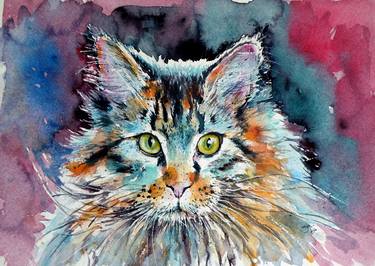 Original Impressionism Animal Paintings by Kovacs Anna Brigitta